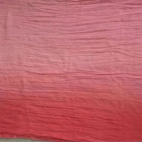 2 for $30 Ombre Oversized Salmon Pink Viscose Shawl Scarf Soft Wrap One Size - Picture 4 of 9